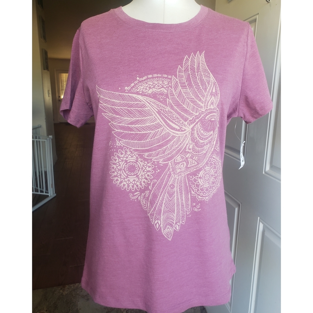 🌸Aeropostale Free Bird Mandala Floral Tee Shirt